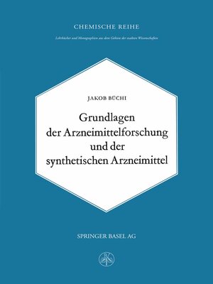 cover image of Grundlagen der Arzneimittelforschung und der synthetischen Arzneimittel